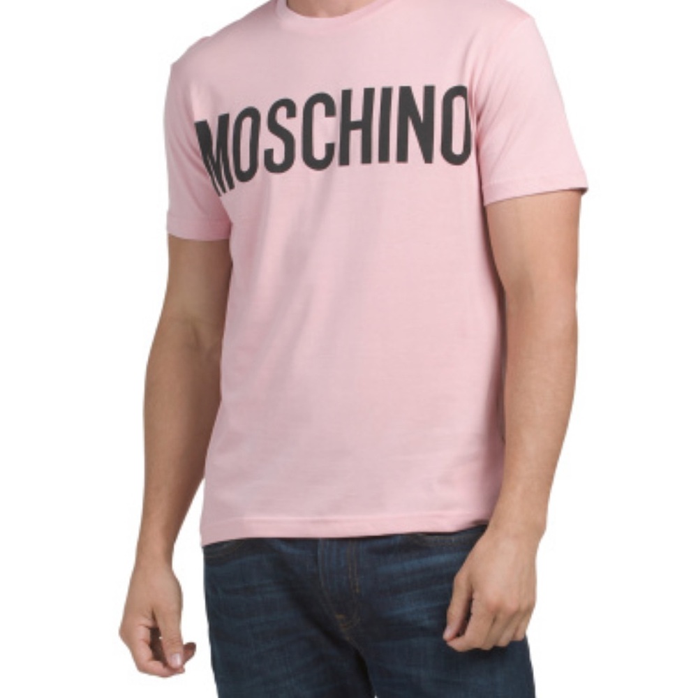 Moschino Light Pink Short Sleeve Tee